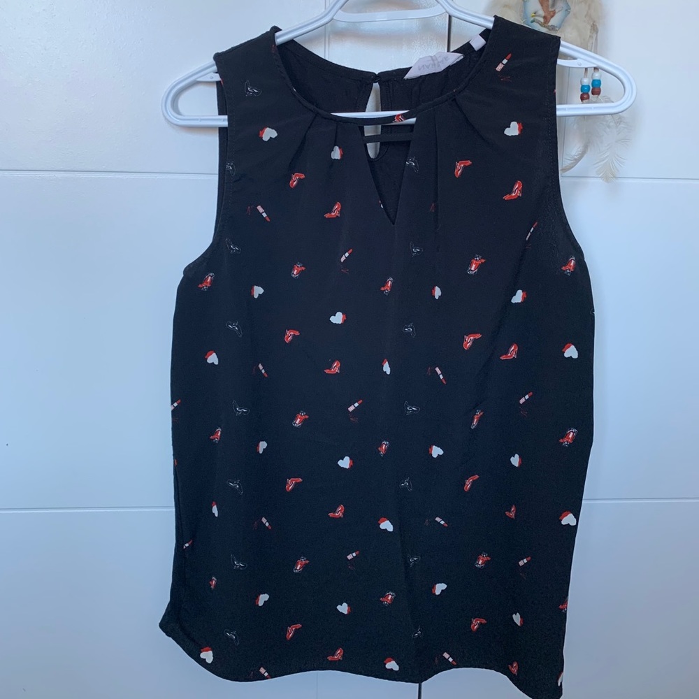 2/15$ Naf-Naf Elegant sleeveless black top